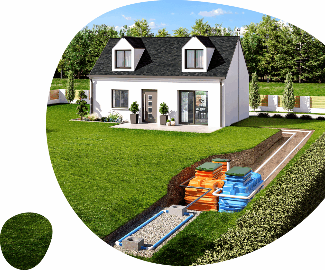 Dispositifs d'assainissement individuel innoclair, adaptés pour les bureaux d'études