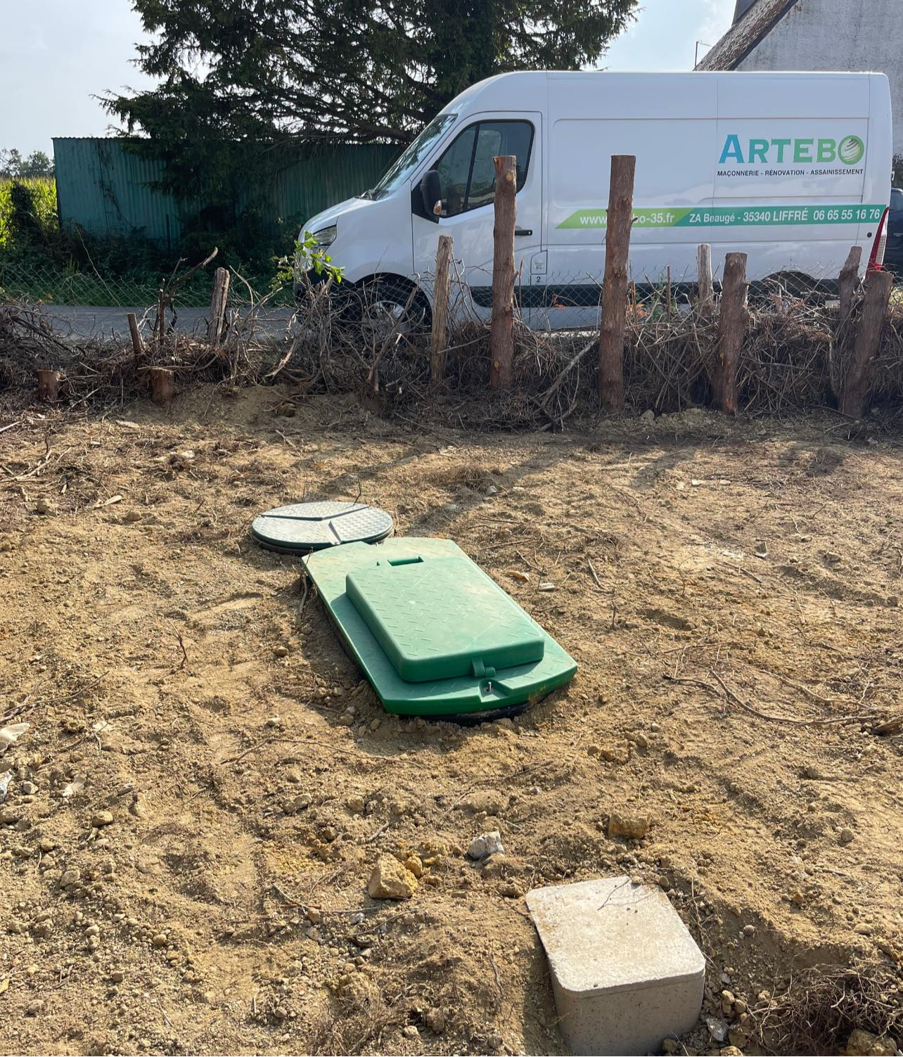 L'installation d'une micro station innoclair par le distributeur agréé Artebo