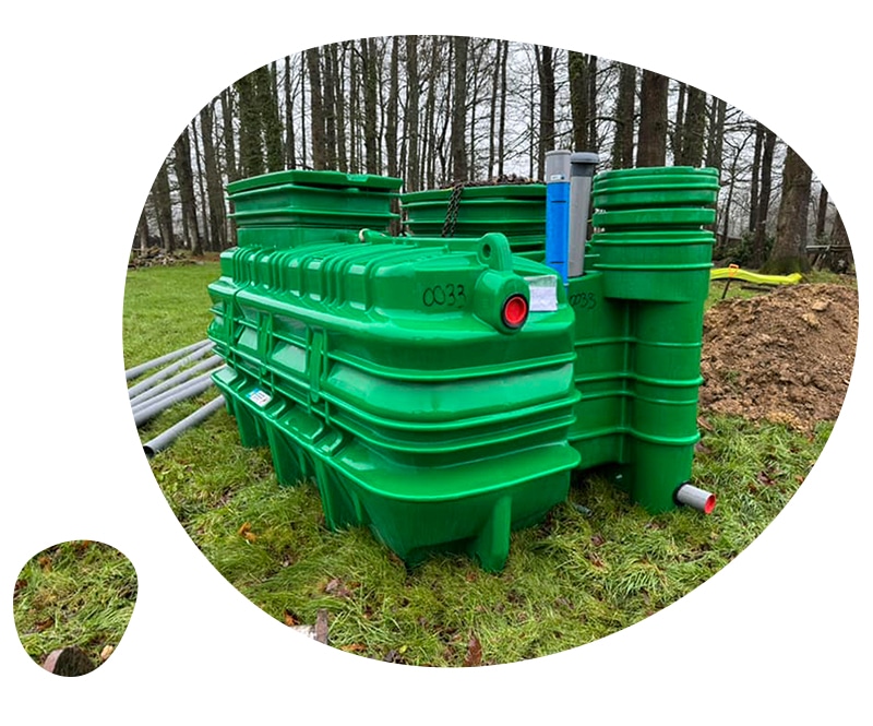 Les mini fosses septiques existantes